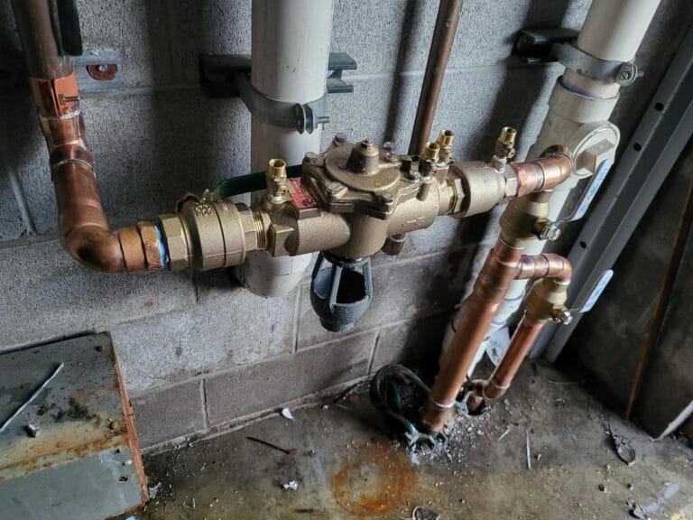 Gallery | Imperial Plumbing LLC Copper water main with pressure reducing valve