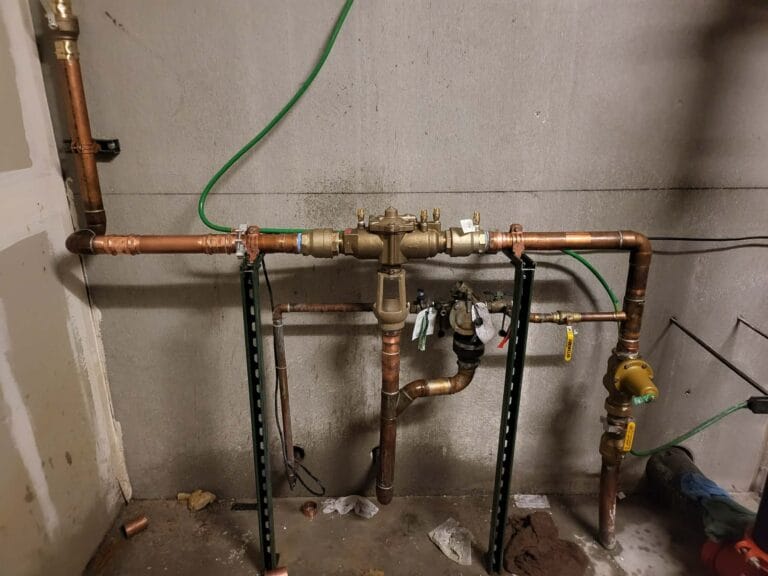 Gallery | Imperial Plumbing LLC Copper manifold piping installation