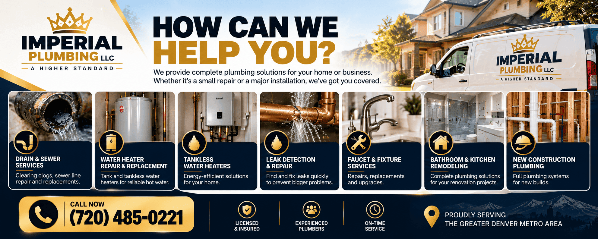 Who Pays for a Broken Sewer Line Under a Denver Street? City vs. Homeowner | Imperial Plumbing LLC Imperial Plumbing LLC sewer line service in Denver, CO